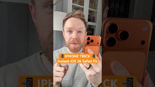 Fix the iPhone Safari problem with three easy iOS 26 tricks ✅ 📲 #apple #ios26 #iphonetricks