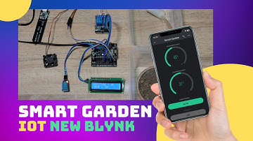 IoT Monitoring Kelembaban Tanah & Temperatur Udara Penyiram Tanaman Otomatis Smart Garden BLYNK