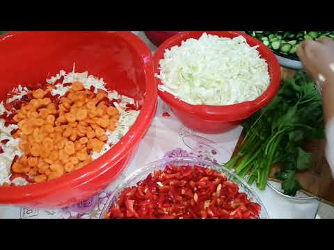 Видео: Как да готвя зелеви салати за зимата