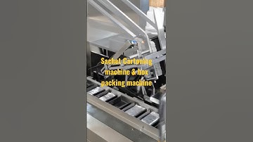Sachet Cartoning machine & box packing machine #cartoning #molasses #cartoner
