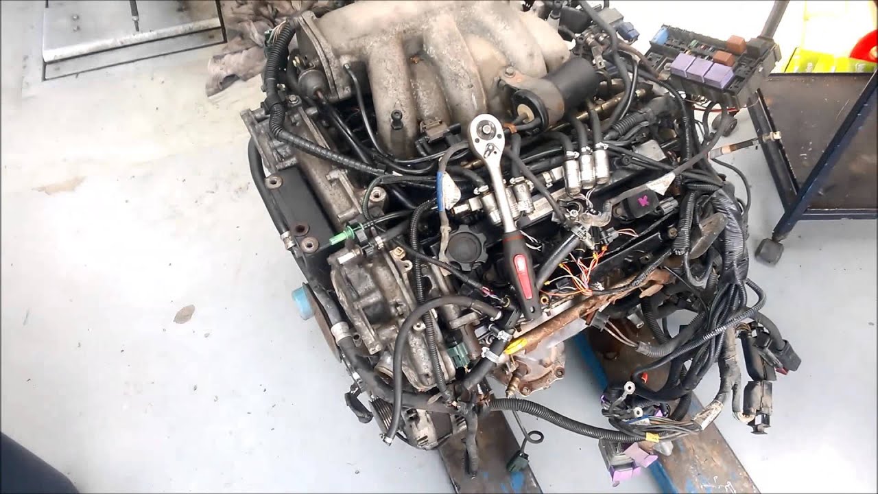 ESPACE IV 3.5 V6 2004 engine repair VQ35DE part1 YouTube