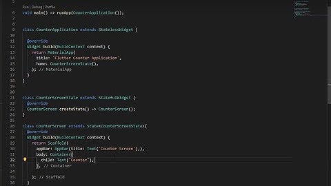 Project Flutter ( Increment Decrement )