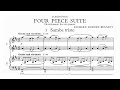Capture de la vidéo [Score] Four Piece Suite (Divertimento For 2 Pianos) - Richard Rodney Bennett