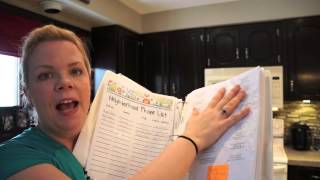 Create a Household Management Binder