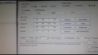 Xpri̇nter Fi̇ş Yazici Ip Deği̇şti̇rme