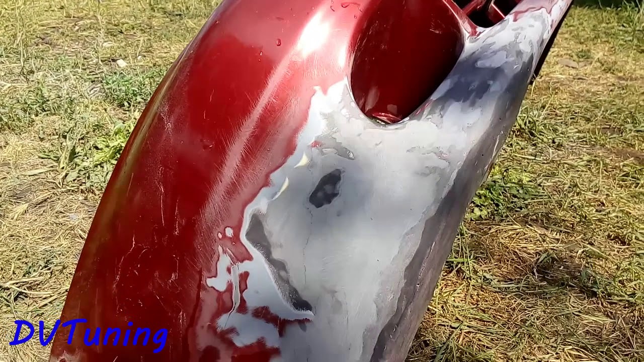 Как восстановить бампер #ланос - YouTube