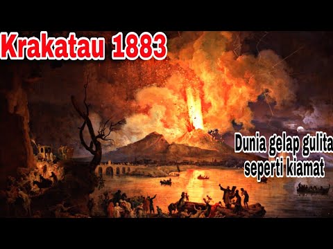 1883 Krakatau Meletus Memisahkan Pulau Jawa Dan Pulau Sumatera