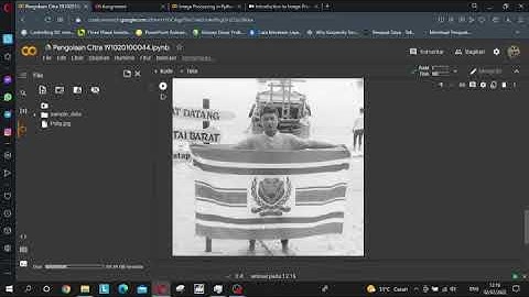 Tugas Pengolahan Citra Tentang Google Colab
