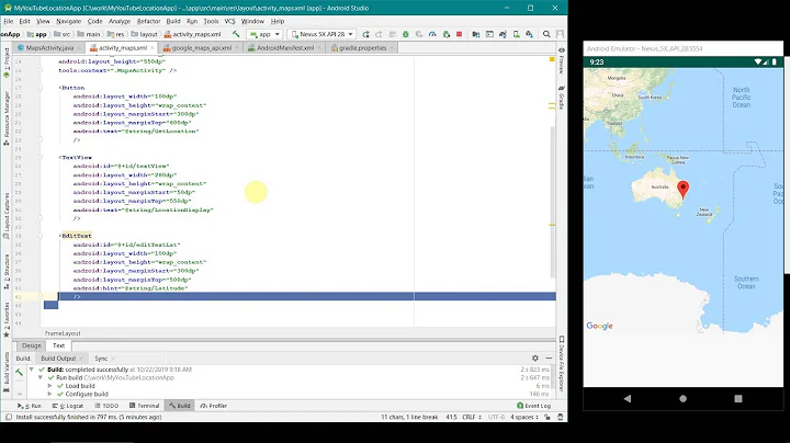 How to convert Latitude and Longitude location to an actual address and show on map in Android App?