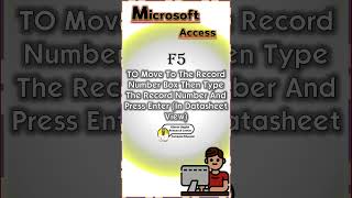 F5 થી શું થાય | what happened while we press F5 in datasheet view in MS access | Microsoft access