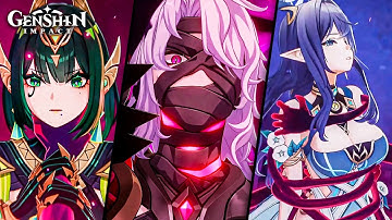 Genshin Impact 6.1 All Cutscene (Lunar II Main Story) | Durin Varka Columbina vs Rerir Final Boss