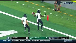 WEEK ZERO HIGHLIGHTS - Hawai'i Rainbow Warriors at Colorado State Rams
