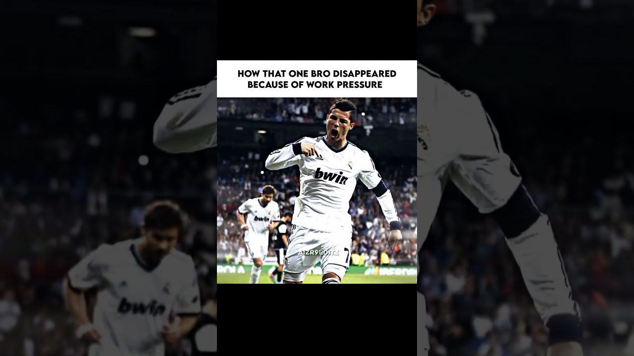 How that one bro disappeared because of work pressure 💔 