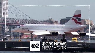 British Airways Concorde set making its way back to Intrepid Museum