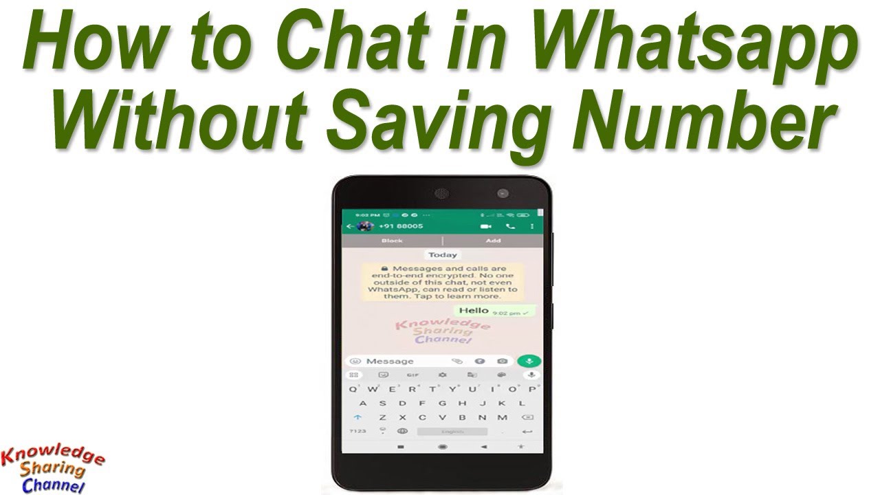 How To Chat In Whatsapp Without Saving Number YouTube How To Chat In Whatsapp Without Saving Number YouTube