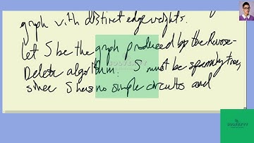 [Math] Prove that the reverse-delete algorithm always produces a minimum spanning tree when given