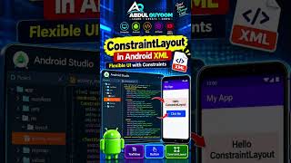 What is ConstraintLayout in Android | XML Tutorial #Shorts