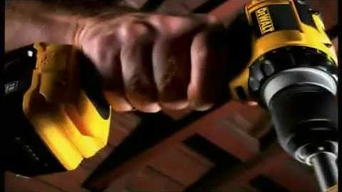 Dewalt Power Tool Promotional Video