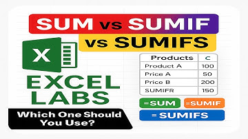SUM, SUMIF & SUMIFs Explained Excel Tips to work with Data 2025