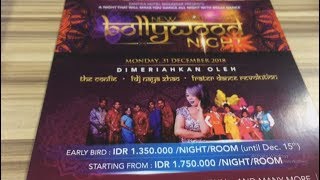 Rayakan malam tahun baru ala india di hotel santika