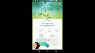 Evolving Bellsprout Into Weepinbell! Pokemon GO Evolutions!