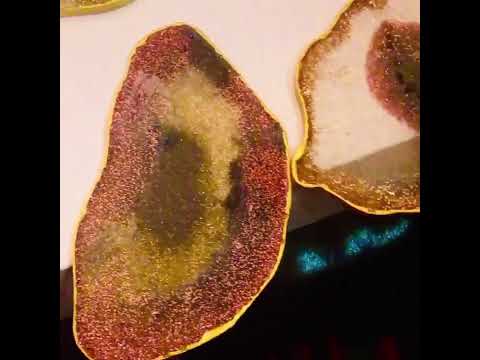 Geode Coasters - YouTube