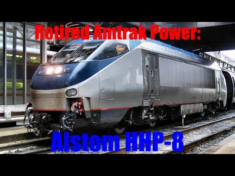 Retired Amtrak Power: Bombardier Alstom HHP-8