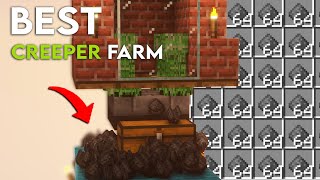 BEST Creeper Farm in Minecraft 1.20 Make This Tutorial Now