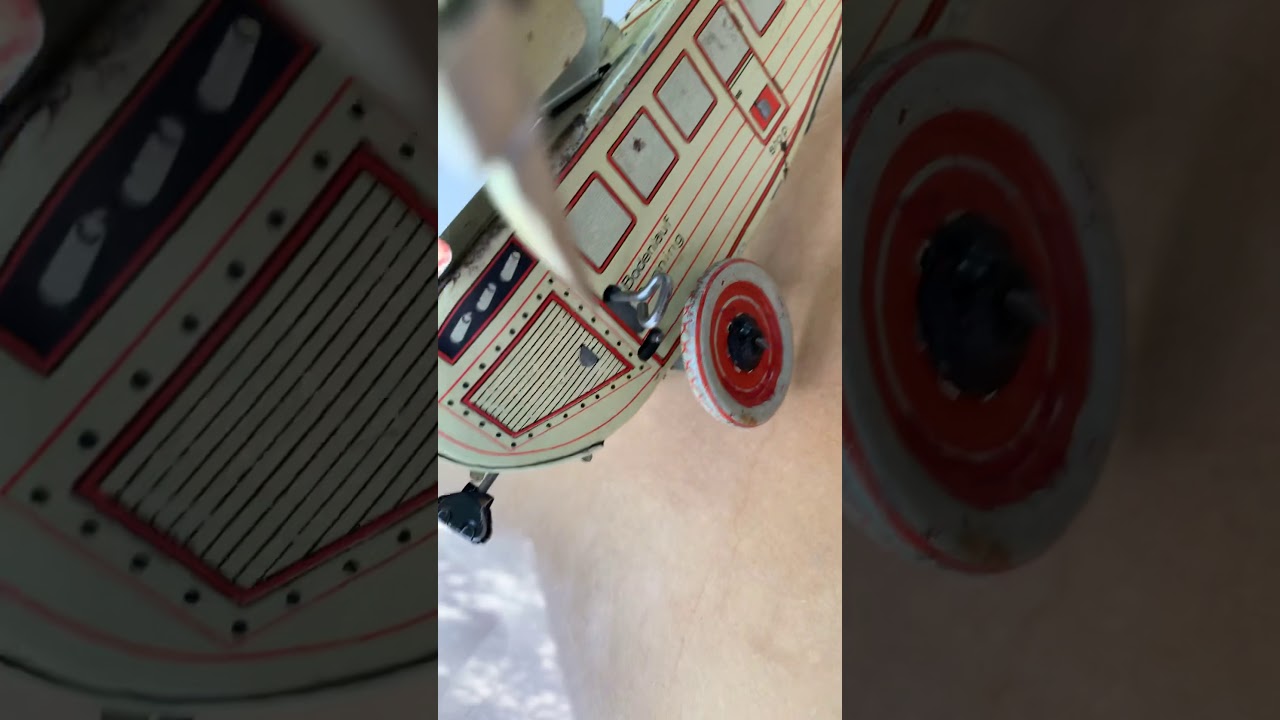 Tin toys Germany Orobr plane 2