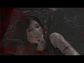 oh no lara croft is in trouble.