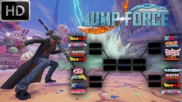 I Put All Character Anime in Tournament JUMPFORCE | CPU vs CPU