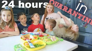 24 hours in QUARANTINE w\/ 5 kids at home
