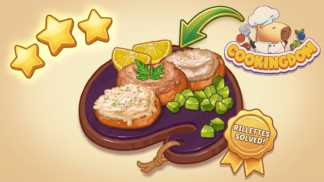 Cooking Level R 🧑🍳 Cookingdom Level 204 Walkthrough - Rillettes (Full Guide) 🧩 - YouTube