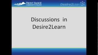 Celebrity Discussions in Desire2Learn Profile