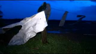Raw Video:  Reported Tornado Damage in Ind.