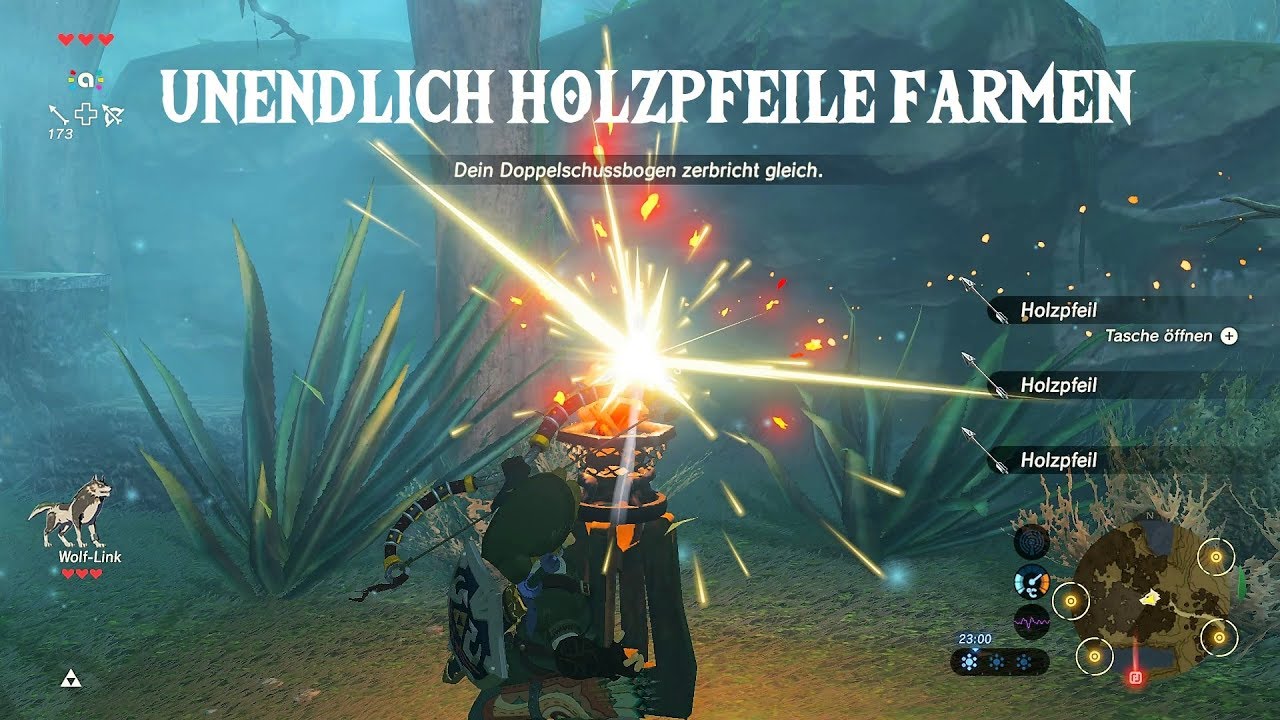 Zelda Breath Of The Wild Pfeile Farmen Zelda - Breath of the Wild - unendlich Holzpfeile farmen - BotW - YouTube