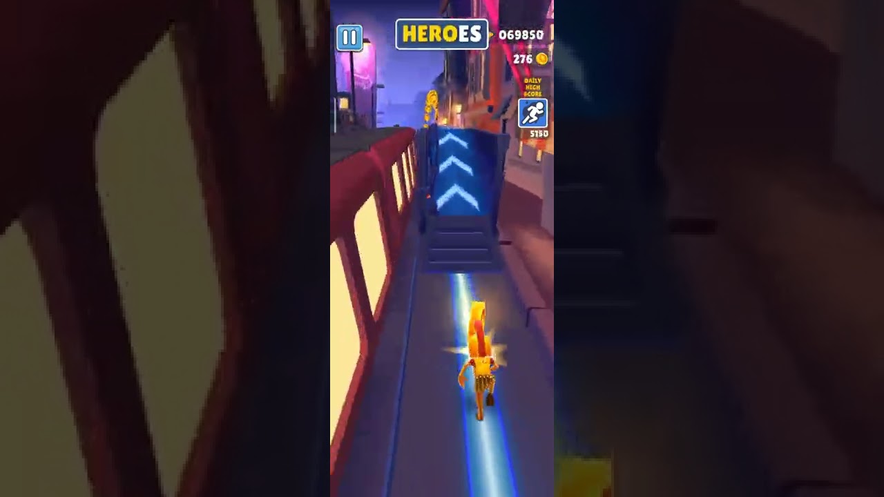 Subway Surfers Copenhagen 2022 - Collecting the letters "HEROES" 