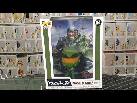 Unboxing: Halo Combat Evolved Game Cover Master Chief Funko Pop Vinyl Figure