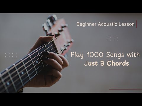 Play 1000 of songs with just 3 chords on guitar | Easy Guitar Chords ...