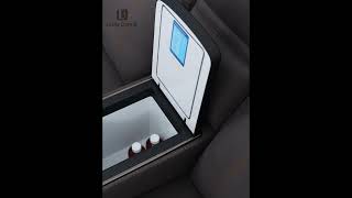 The Ultimate Convenience Sofa: Fridge, Wireless Charging &amp; More Built In