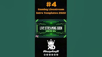 Gaming Live Stream Intro Template 4 For YouTube Gaming Channel No Text+No Copyright+Free Download