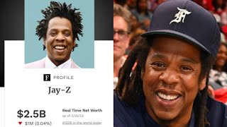 Jay-Z Current Net worth 2023 is unbelievable $2.5B #jayz #networth #billionaire #usd