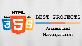Information HTML, CSS & JS Best Project #14 - Animated Navigation News