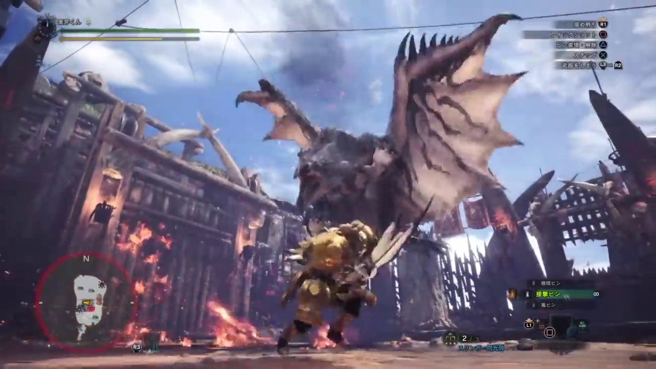 Mhw 闘技大会07 弓 4 07 91 壁撃ちなし Arena Quest 07 Azure Rathalos Bow No Aerial Youtube