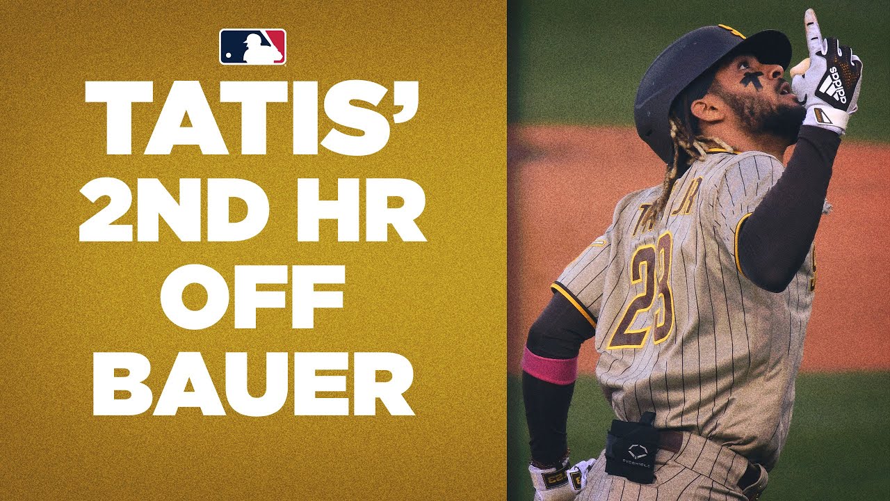Fernando Tatís Jr. smashes SECOND homer off Trevor Bauer in Padres-Dodgers