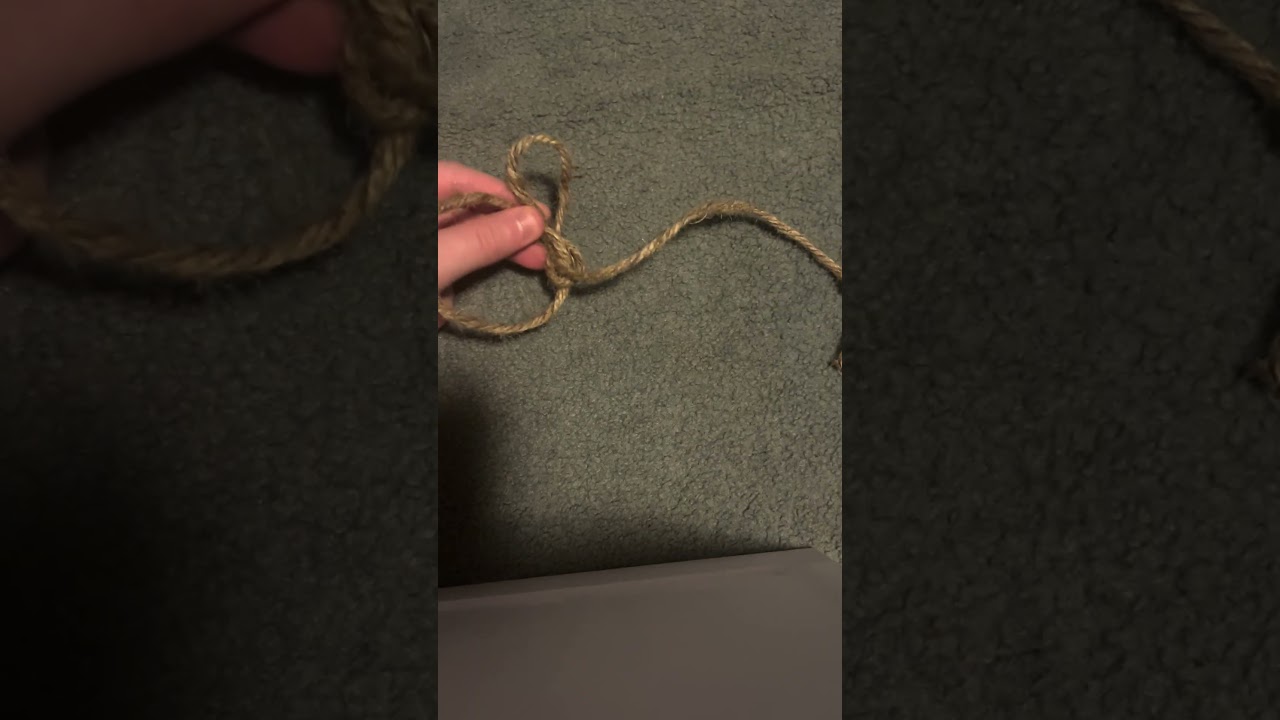 How to tie a clove hitch tree climbing easy #firewood #treeservice #treebranch