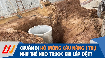 Hướng dẫn chuẩn bị hố móng cầu nâng 1 trụ trước khi lắp đặt