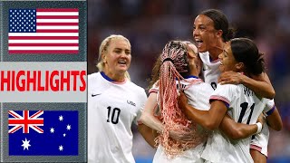 USA vs Australia Extended Highlights Football