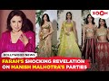 Farah khans shocking revelation about janhvi kapoor suhana khan wearing manish malhotras outfits