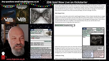 2D6 Void Dev Stream 3 - Ranged Combat